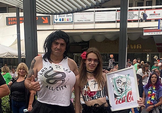 Ganadores del concurso de tacones.