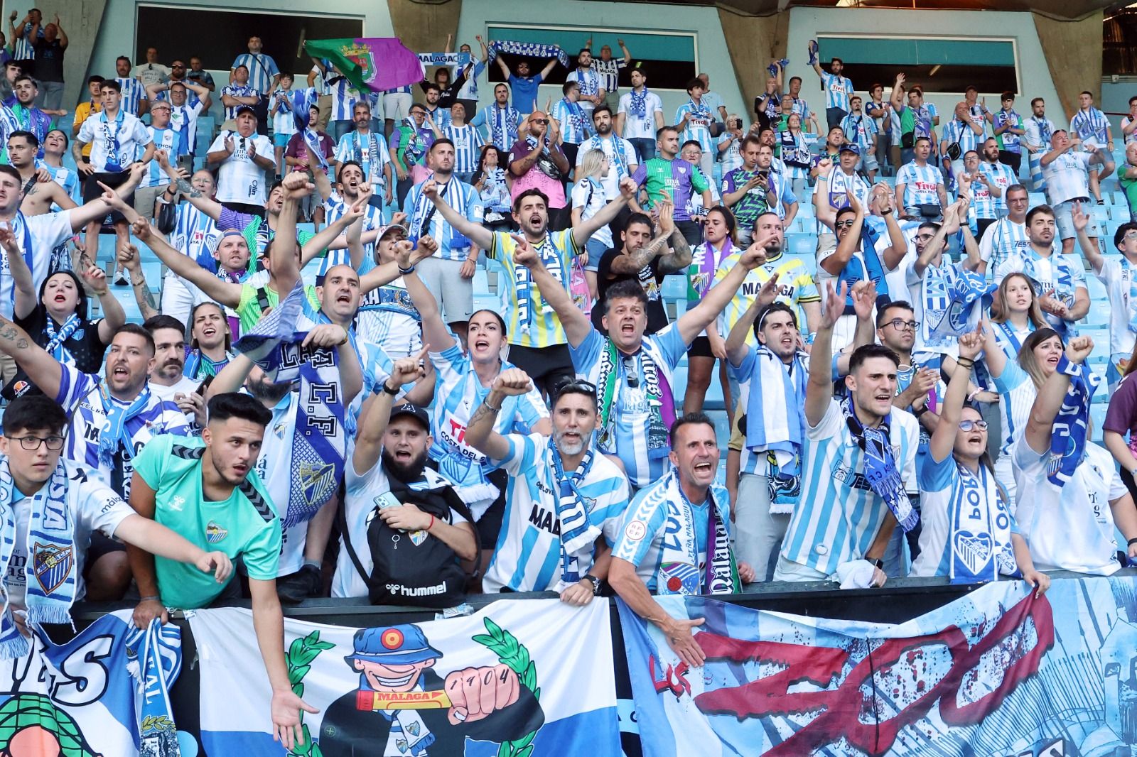 El Celta B - Málaga, en imágenes