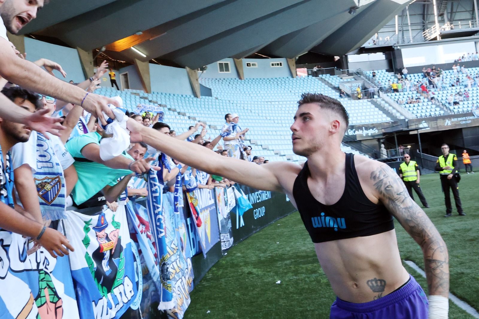 El Celta B - Málaga, en imágenes