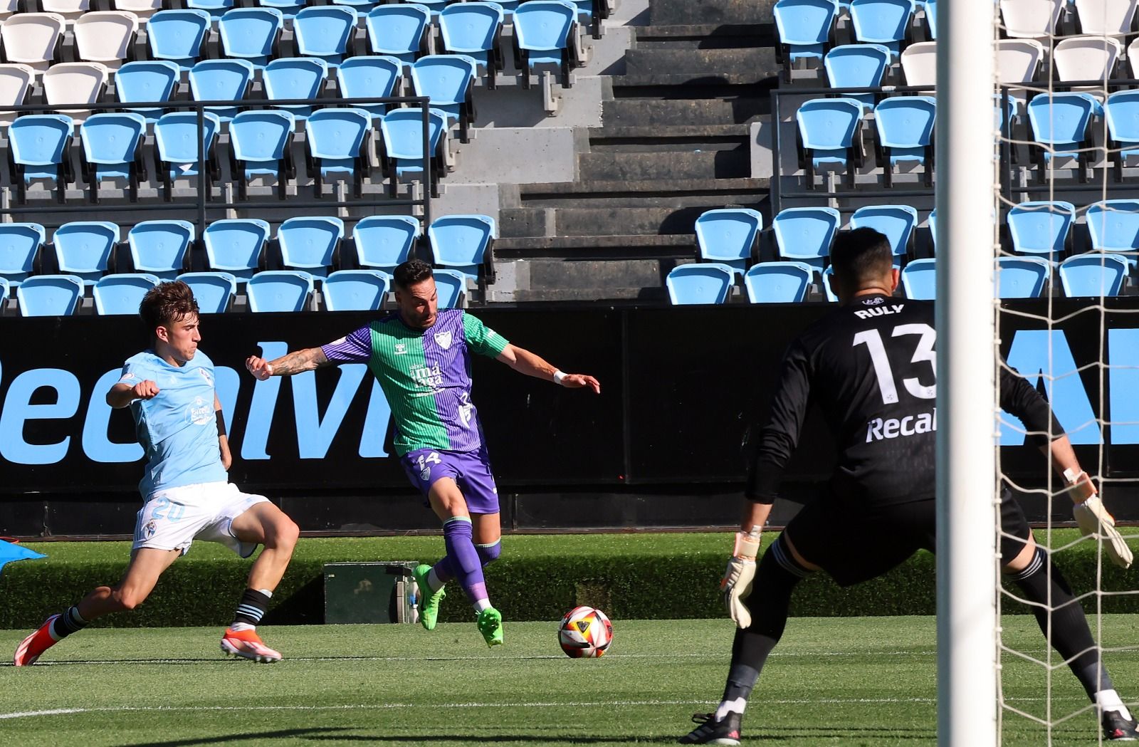 El Celta B - Málaga, en imágenes