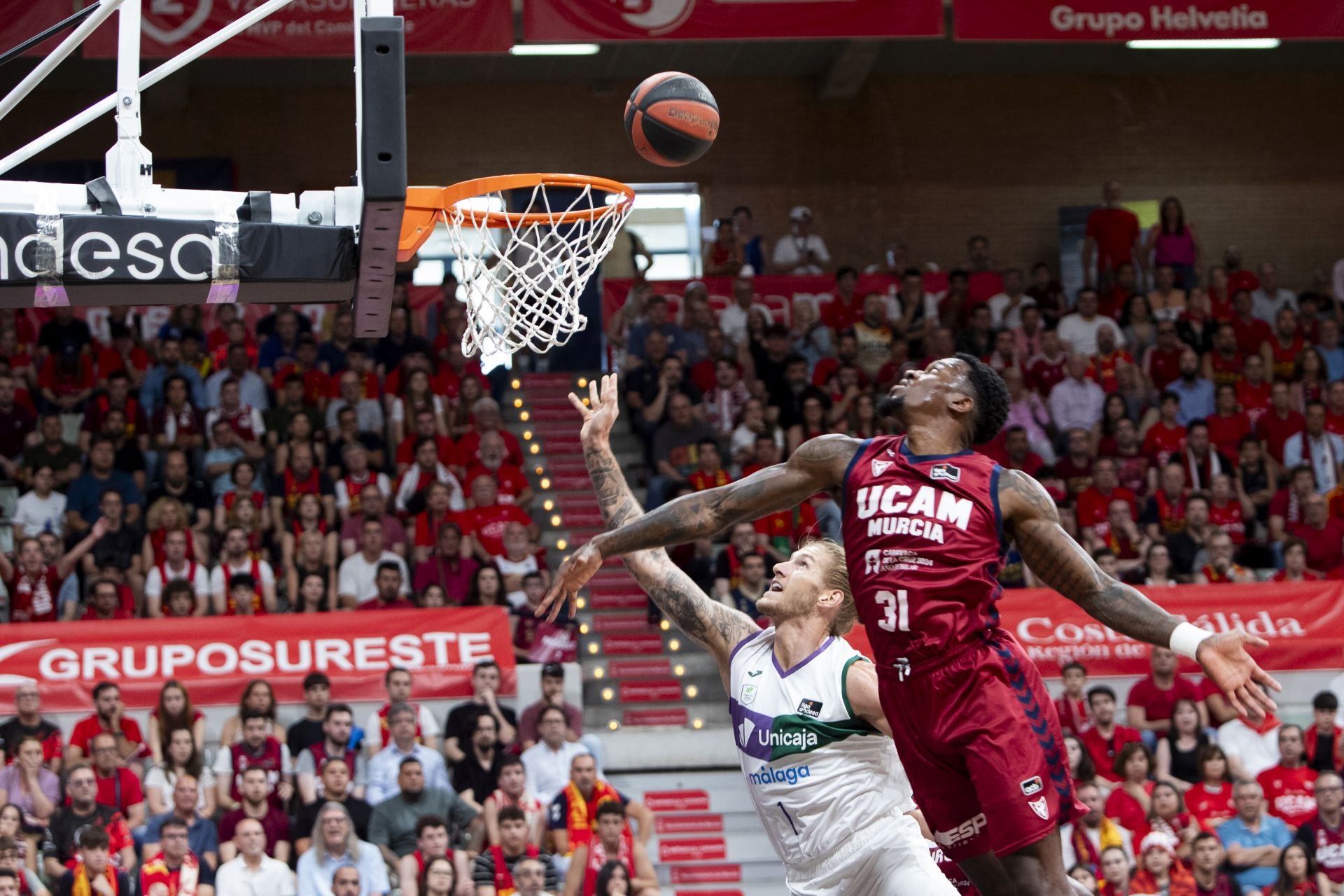 El UCAM Murcia- Unicaja, en imágenes