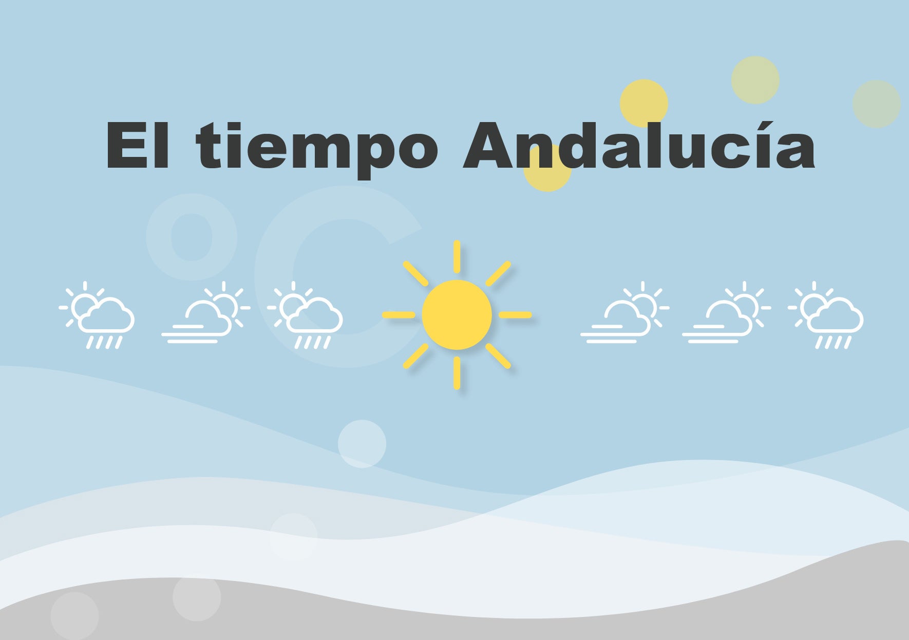 El tiempo en Andalucía: previsión para el domingo, 09 de junio de 2024