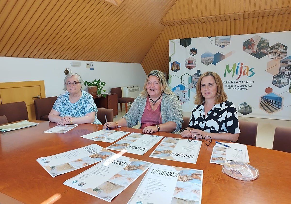 Presentación del encuentro de encaje de bolillos.