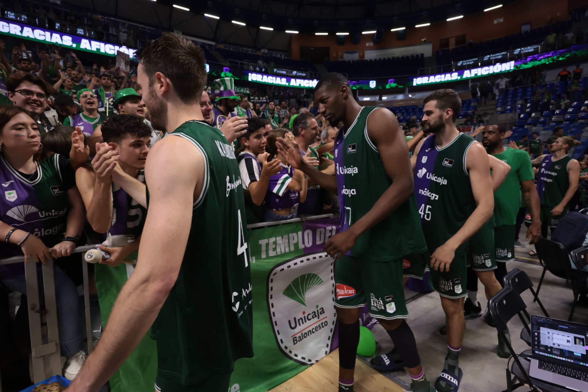 El Unicaja-UCAM Murcia, quinto partido de semifinales, en imágenes