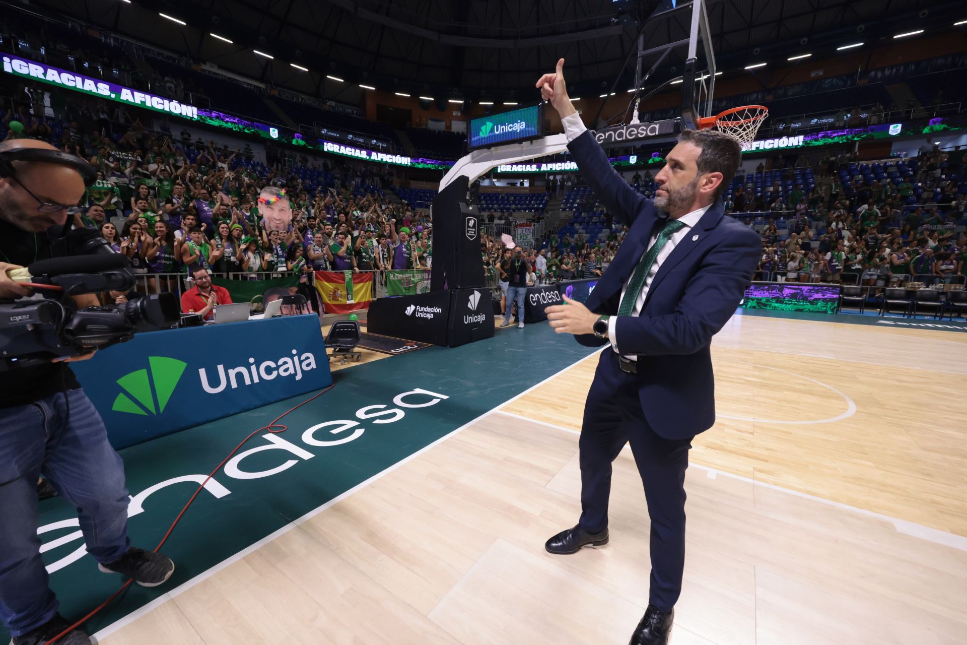 El Unicaja-UCAM Murcia, quinto partido de semifinales, en imágenes