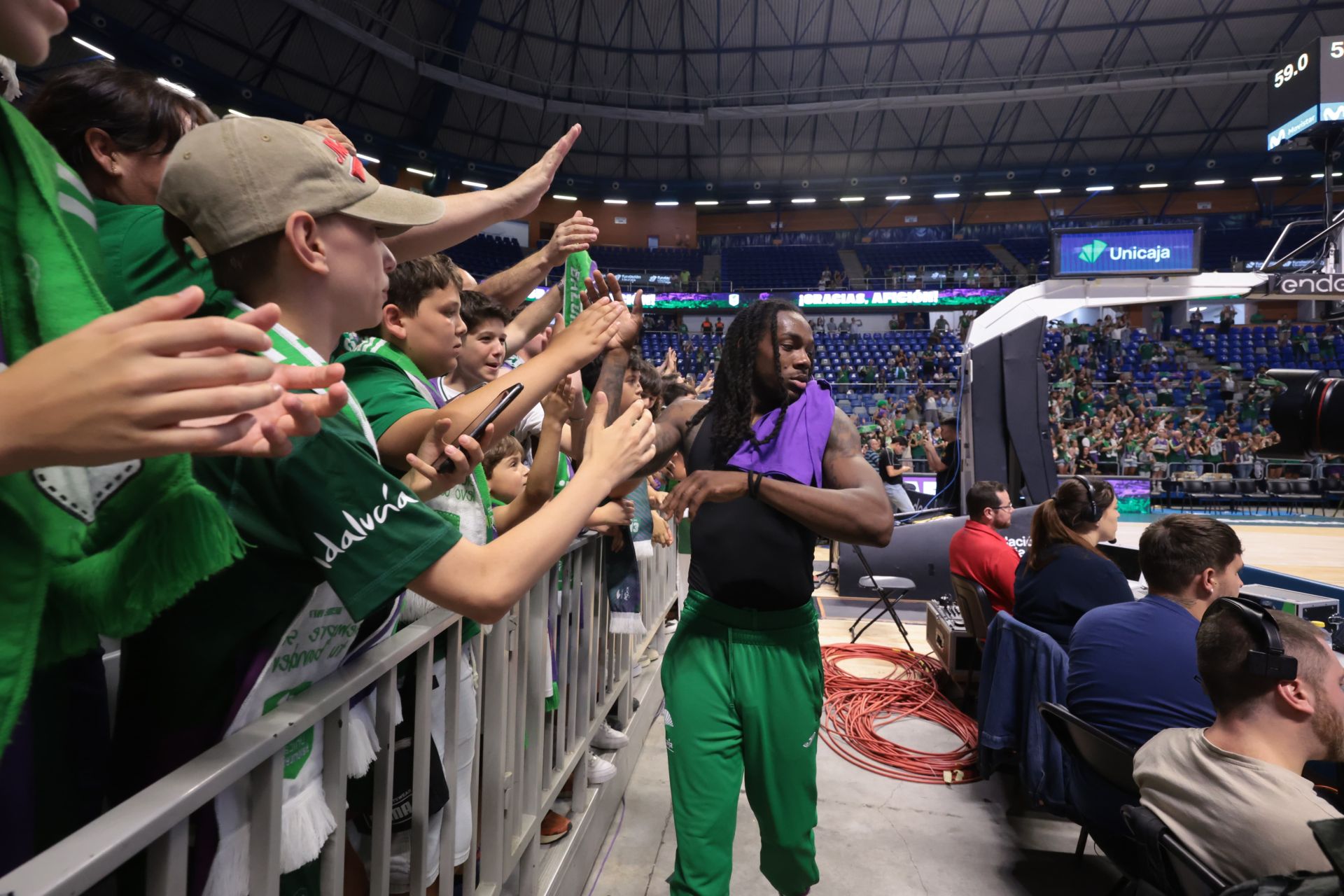 El Unicaja-UCAM Murcia, quinto partido de semifinales, en imágenes