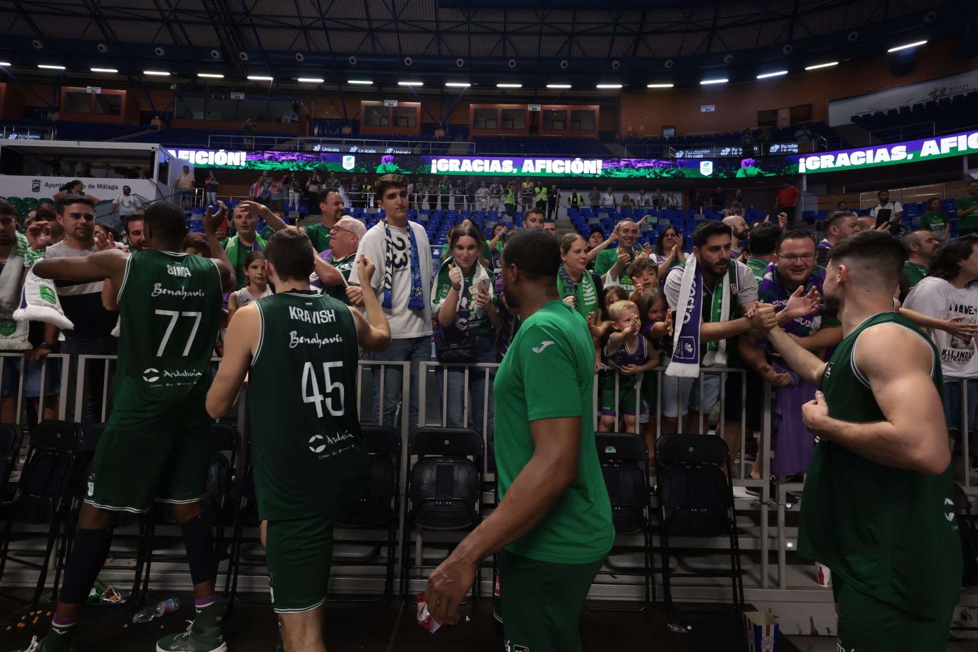 El Unicaja-UCAM Murcia, quinto partido de semifinales, en imágenes