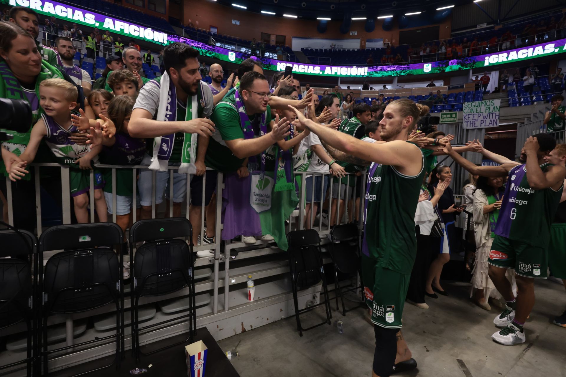 El Unicaja-UCAM Murcia, quinto partido de semifinales, en imágenes