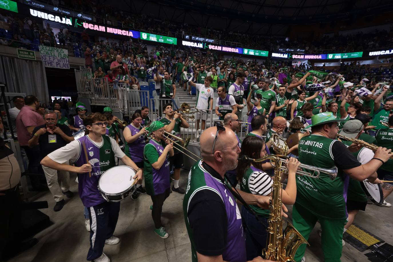 El Unicaja-UCAM Murcia, quinto partido de semifinales, en imágenes