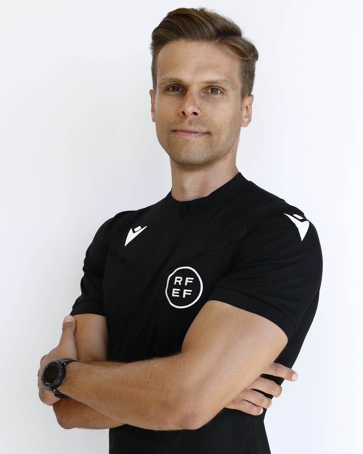 Carlos Muñiz Muñoz, árbitro del Málaga-Celta de Vigo B.