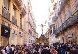 El Santísimo Cristo del Amor y la Virgen de los Dolores en calle Nueva.