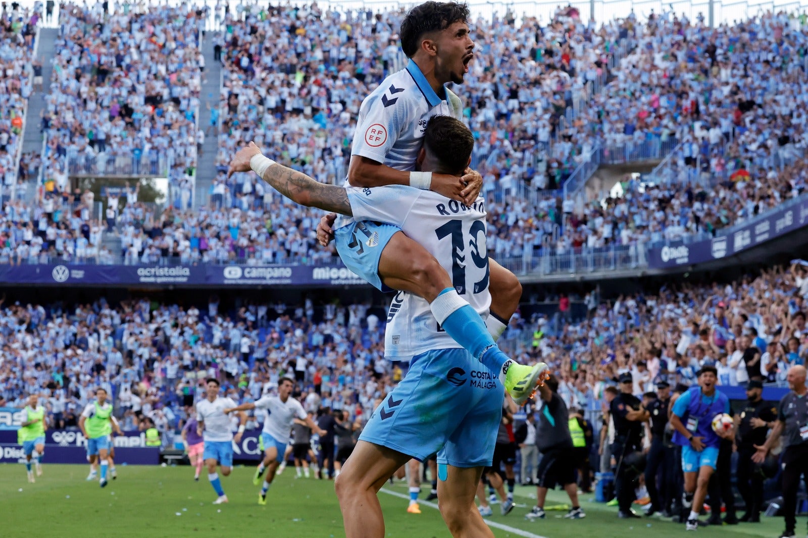 El Málaga-Celta B del &#039;playoff&#039; de ascenso, en imágenes