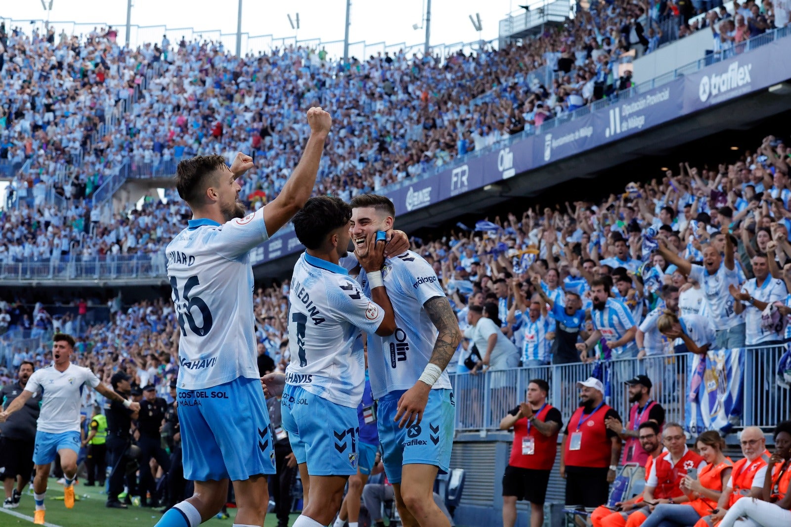 El Málaga-Celta B del &#039;playoff&#039; de ascenso, en imágenes