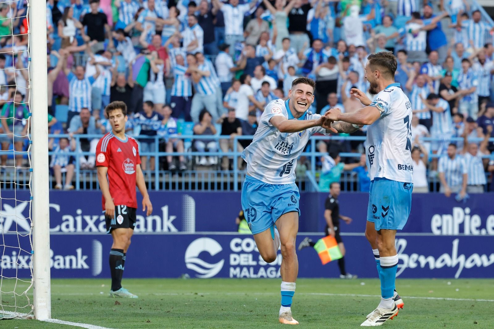 El Málaga-Celta B del &#039;playoff&#039; de ascenso, en imágenes