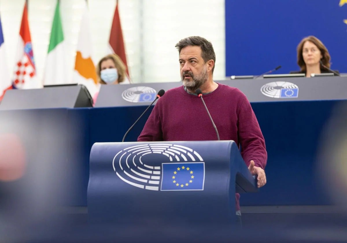 Pineda en una imagen de archivo en el Europarlamento.