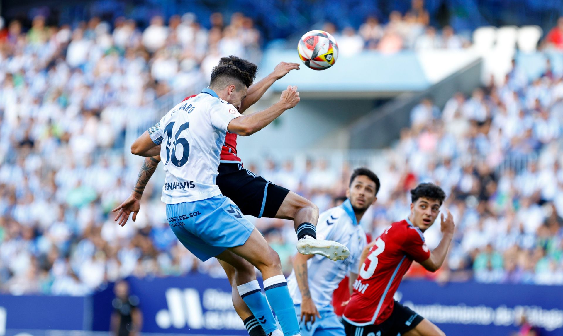 El Málaga-Celta B del &#039;playoff&#039; de ascenso, en imágenes