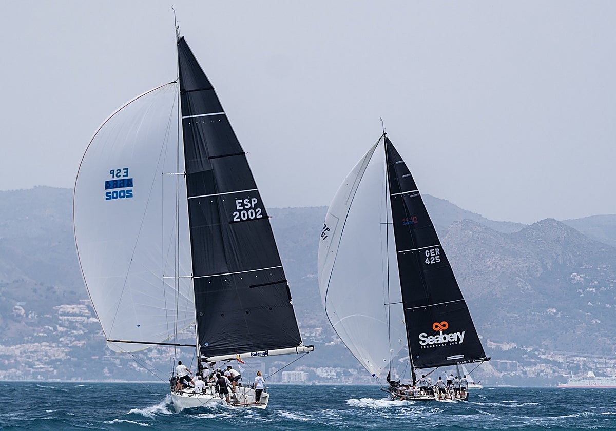 La fuerza del viento fue creciendo a medida que avanzaba la jornada.