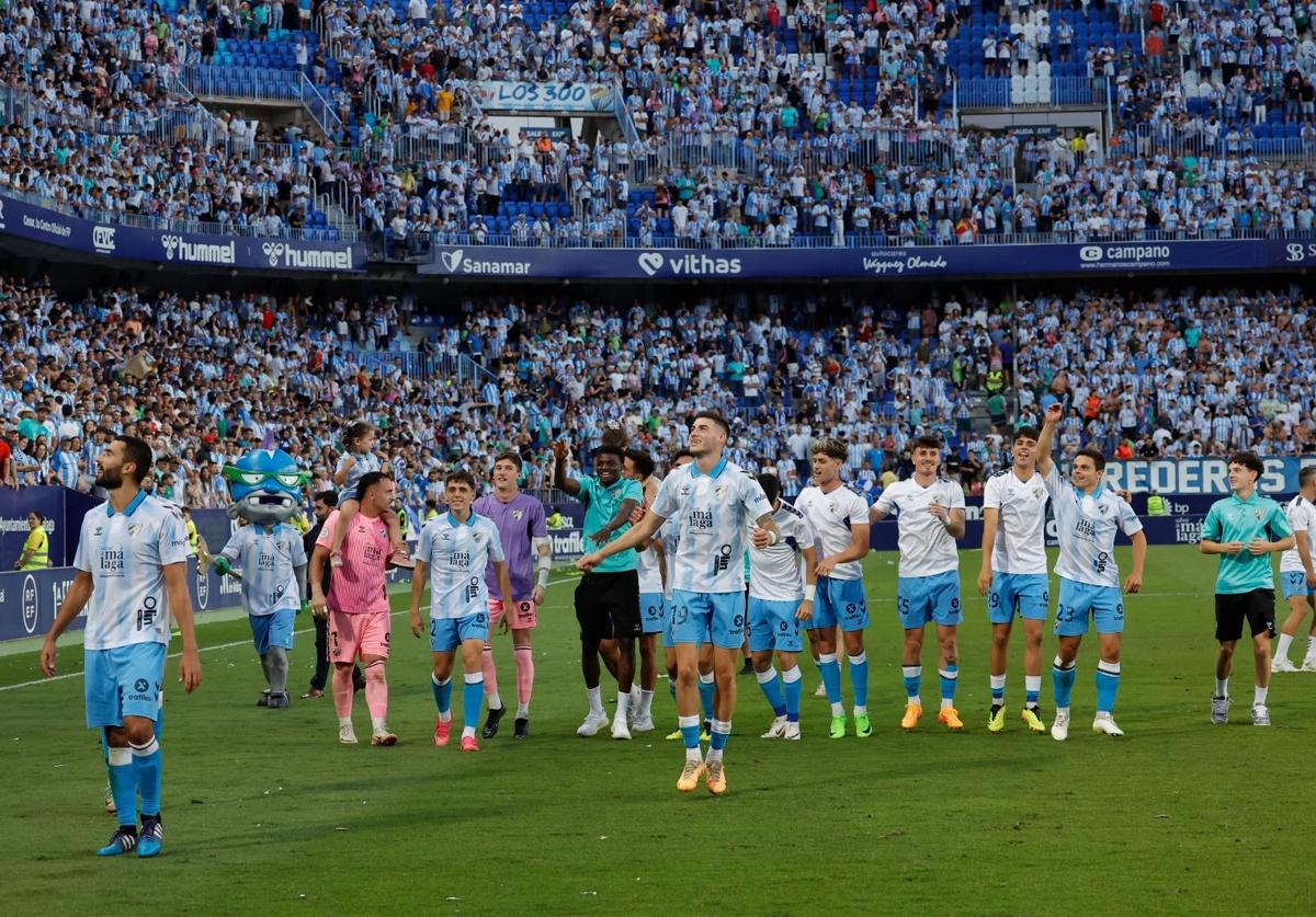 El uno a uno del Málaga en a victoria ante el Celta B