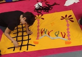 Imagen del taller creativo de Matisse, en el Centre Pompidou.