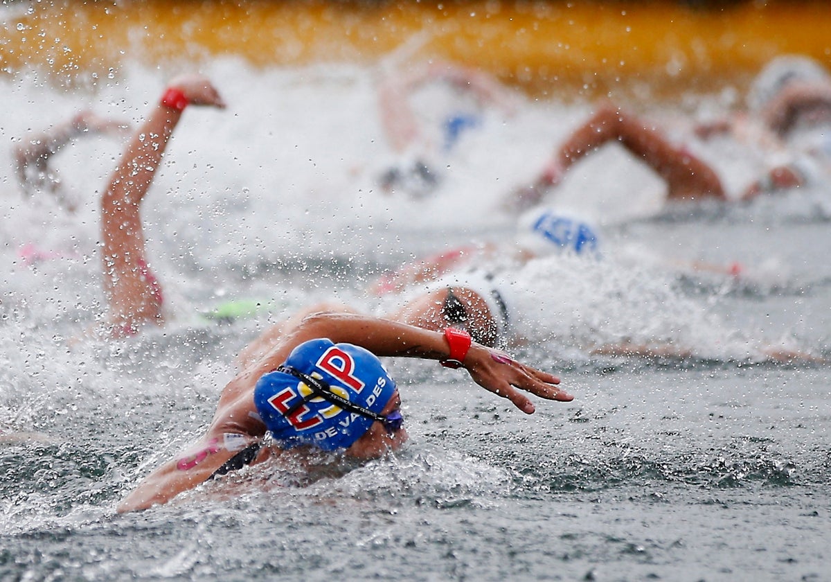 María de Valdés, octava de Europa en los 10 kilómetros en aguas abiertas