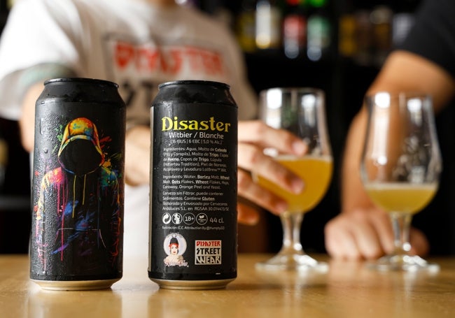 Disaster es una cerveza de trigo blanco de la que han producido 1.600 litros.