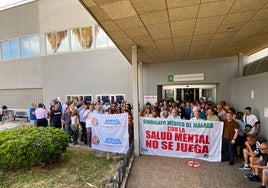 Trabajadores del Clínico, este jueves