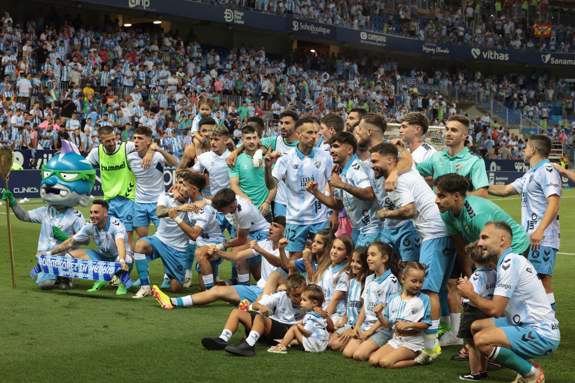 Las mejores imágenes del Málaga-Gimnástic en La Rosaleda