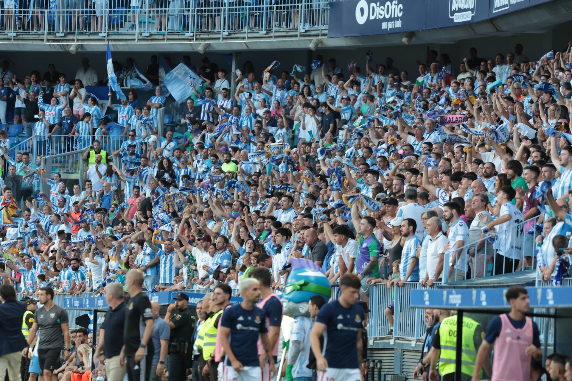 Las mejores imágenes del Málaga-Gimnástic en La Rosaleda