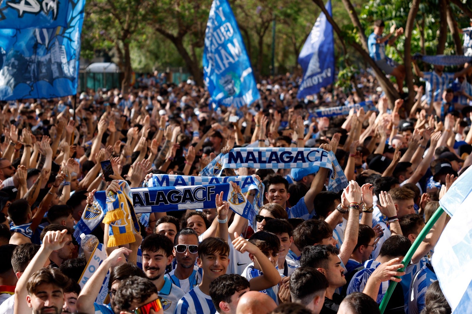 Las mejores imágenes del Málaga-Gimnástic en La Rosaleda