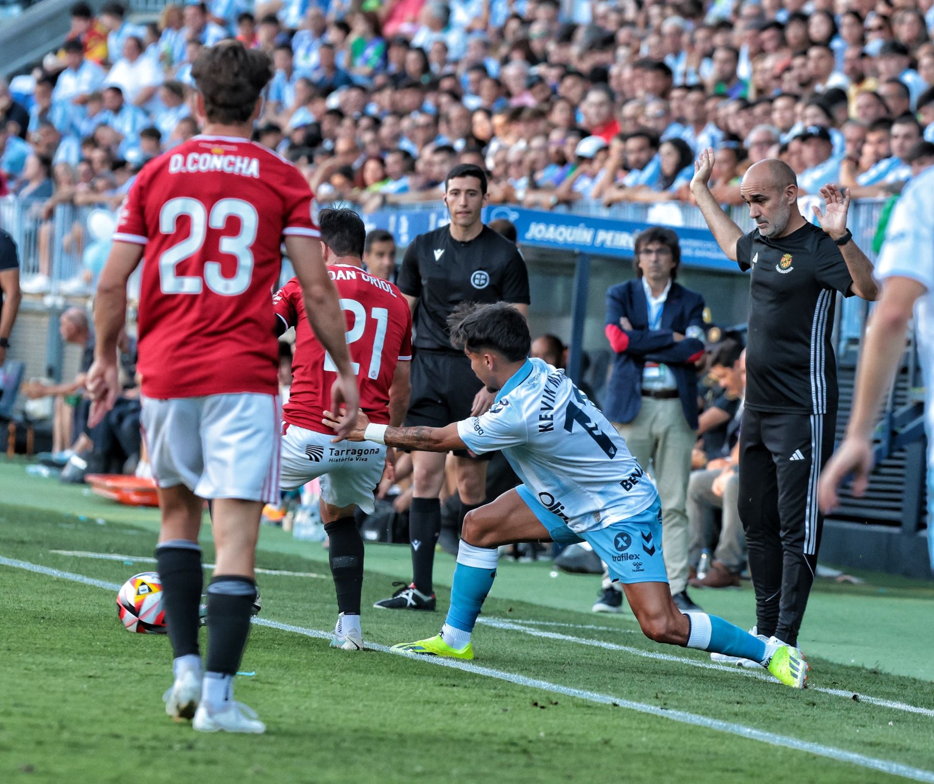 Las mejores imágenes del Málaga-Gimnástic en La Rosaleda