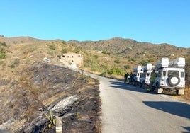 Un incendio en el paraje de la Venta El Túnel obliga a cortar la MA-3101 en ambos sentidos