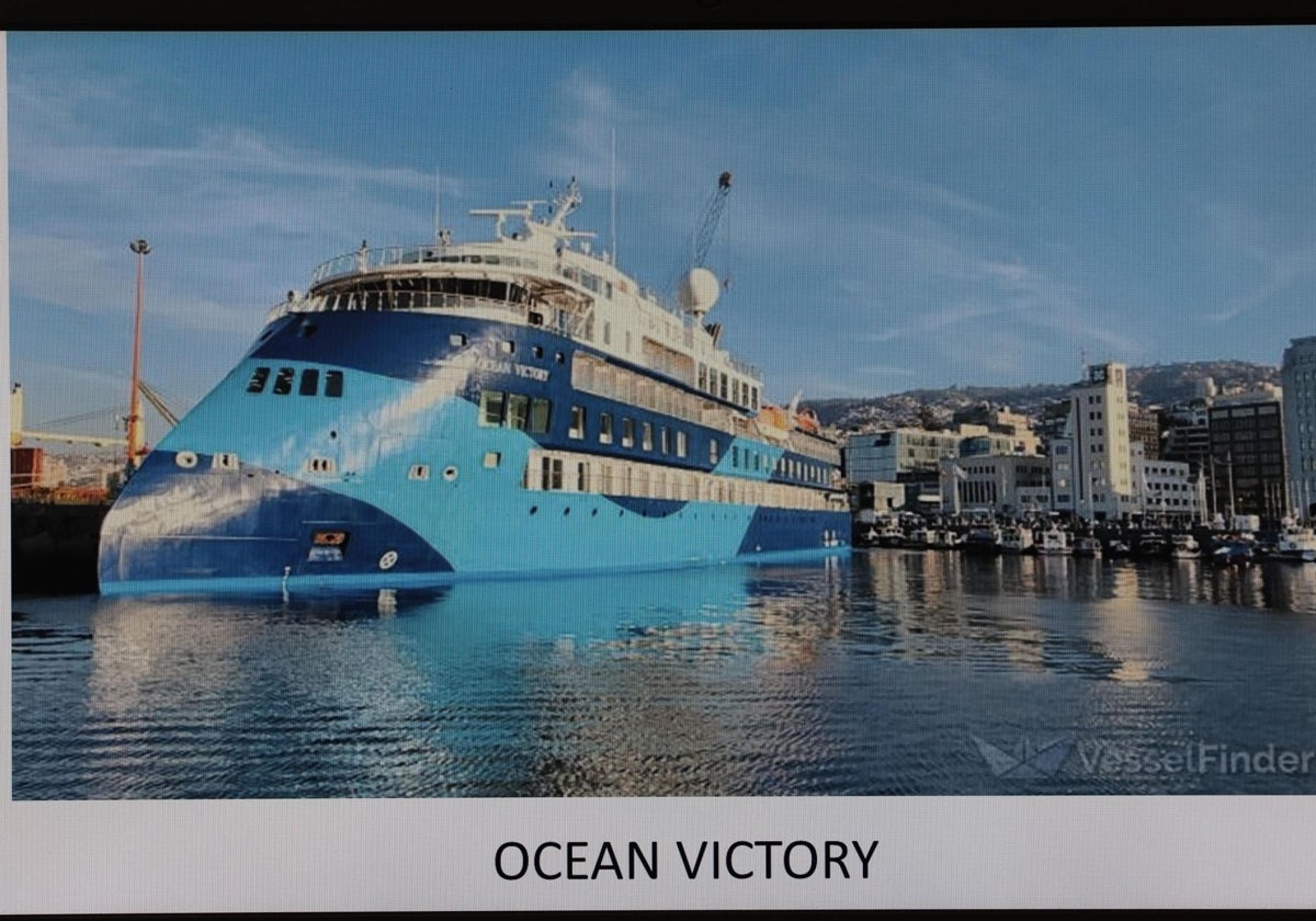 Vista del primer barco con el que operará esta compañía.