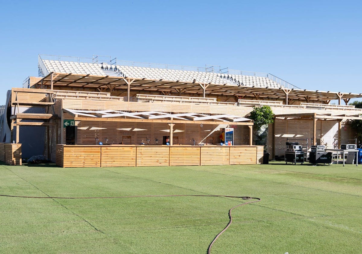 Imagen principal - El recinto, transformado completamente para el nuevo festival.