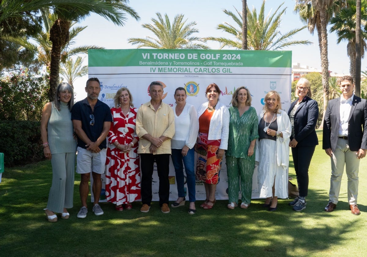 Presentación del torneo de golf.