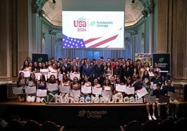 Fundación Unicaja entrega en Málaga sus Becas USA a un centenar de estudiantes