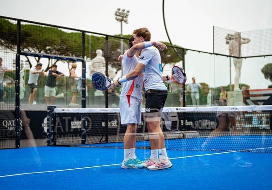 Álex Ruiz y Momo González se despiden del Major de Roma en cuartos de final