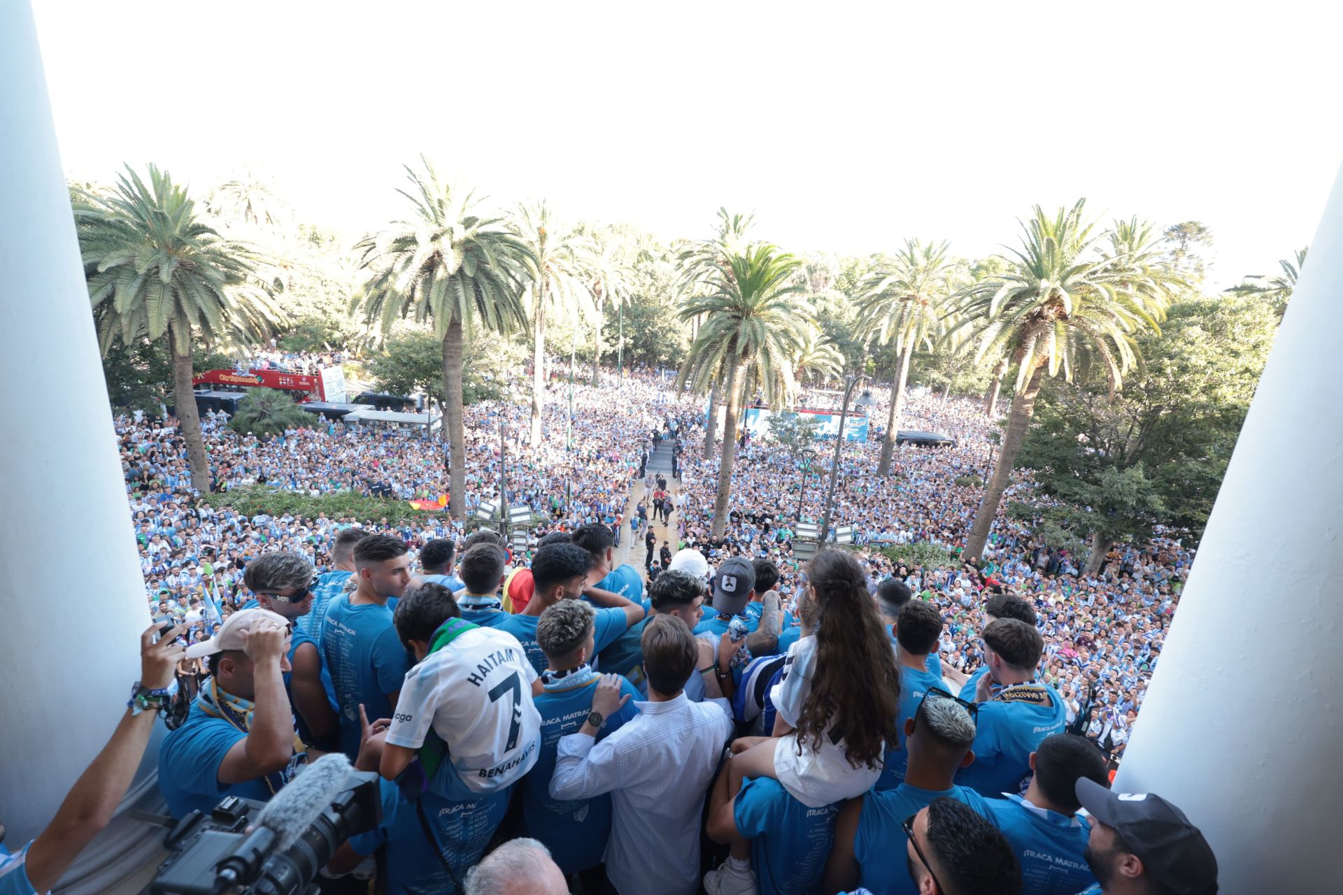 Recepción a los jugadores en el Ayuntamiento