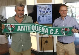 El presidente Ángel González y el director general Álvaro Pérez