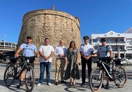 Presentación de la unidad de Policía en Bicicleta.