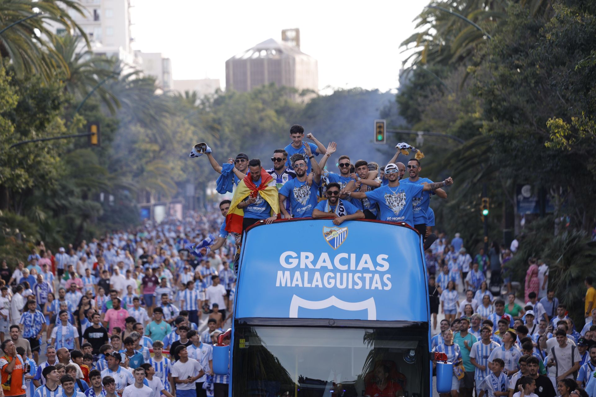 El Málaga, en la Diputación y en el Parque