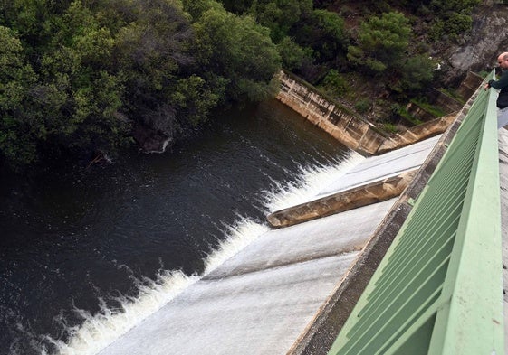 Embalse del Guadaiza, uno de los que componen el sistema de La Concepción.