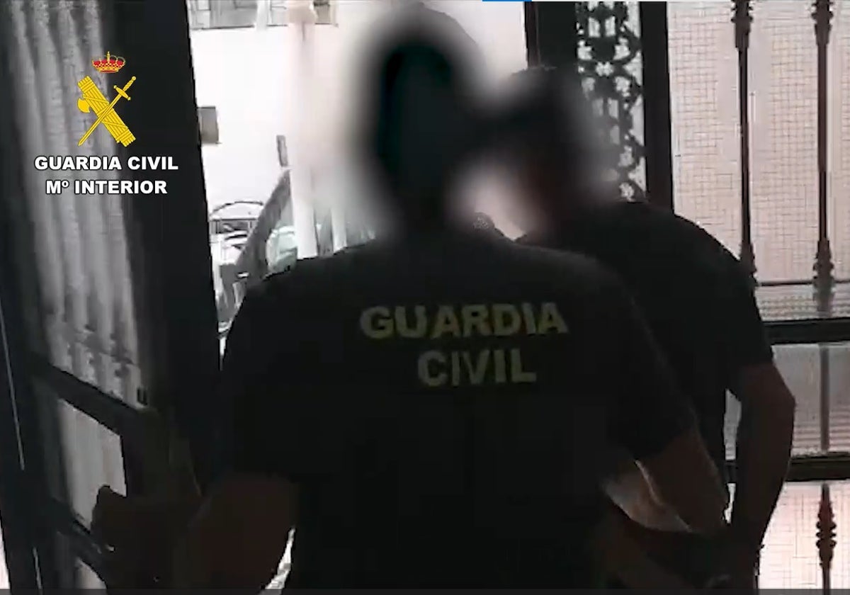 Imagen de archivo de una operación de la Guardia Civil en Málaga.