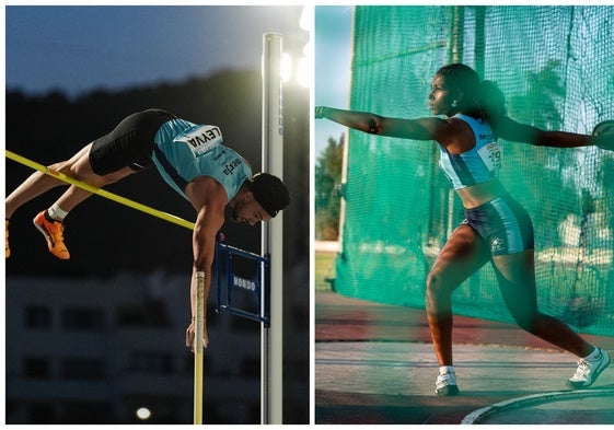 Isidro Leyva y Naomey Ezenwa lideran la expedición malagueña en el Nacional de atletismo