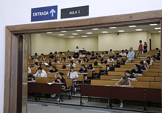 Imagen de archivo de una convocatoria extraordinaria de hace dos años.