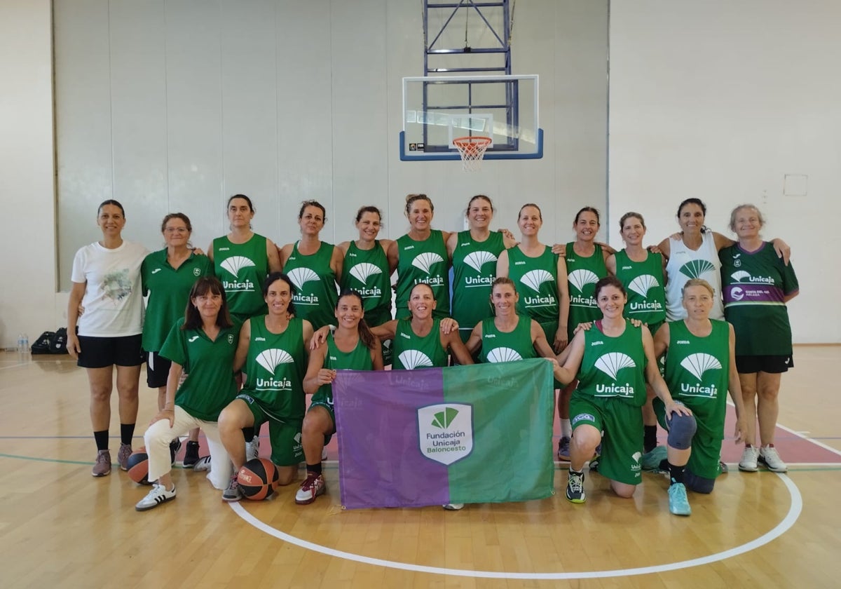 El equipo femenino +50.