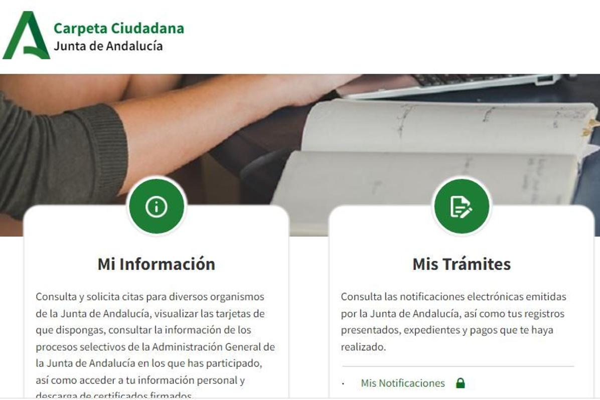 Carpeta Ciudadana de la Junta de Andalucía, así funciona la renovada aplicación para realizar trámites