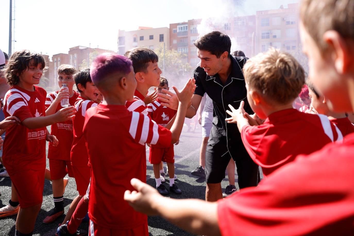 Brahim se vuelca con su campus en Málaga