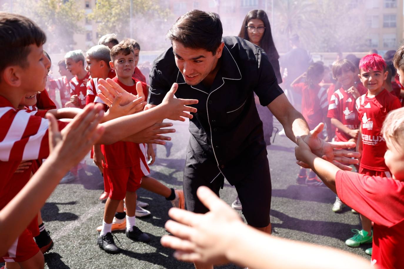 Brahim se vuelca con su campus en Málaga