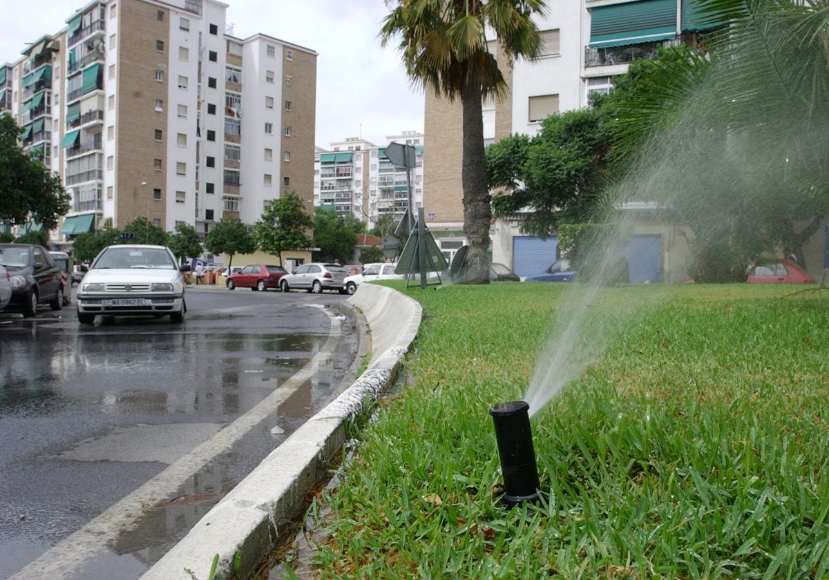 Málaga prioriza las aguas brutas para el riego de la zonas verdes.