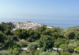 Vista panorámica de la pedanía nerjeña de Maro.